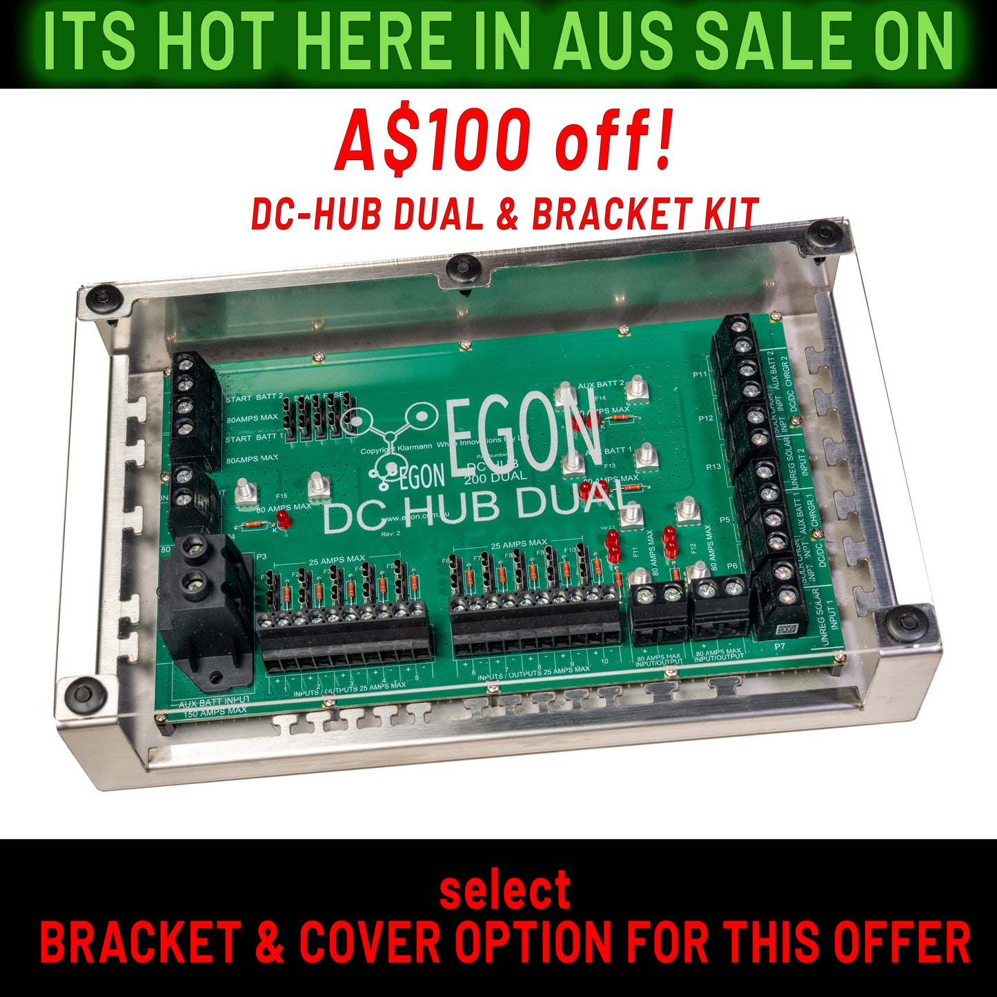 EGON DC-HUB DUAL | MULTI-CHARGER POWER DISTRIBUTION HUB