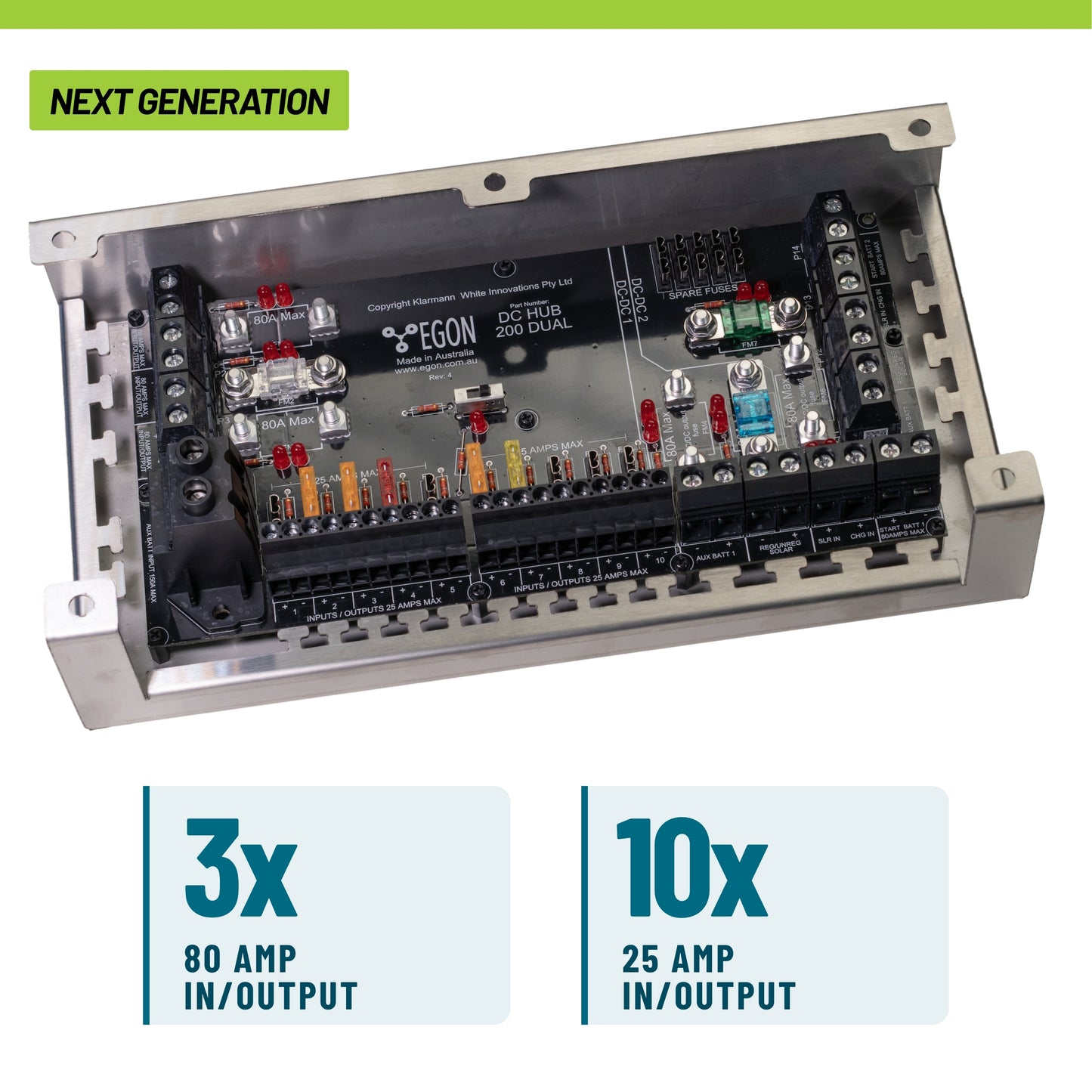 EGON DC-HUB DUAL | MULTI-CHARGER POWER DISTRIBUTION
