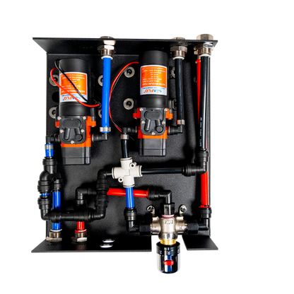 Egon Water-Hub internal view of pumps and piping